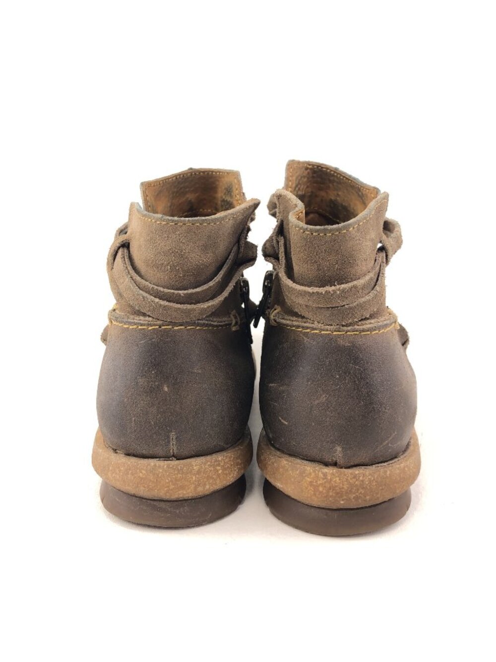 Born Tarkiln Brown Distressed Suede Ankle Boots 8.5 - Picture 6 of 12